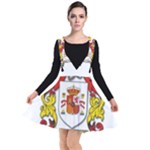 Zabaeleche Coat of Arm Plunge Pinafore Dress