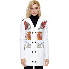 Button Up Hooded Coat  