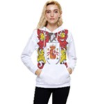 Zabaeleche Coat of Arm Women s Lightweight Drawstring Hoodie