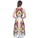 Cap Sleeve Wrap Front Dress 