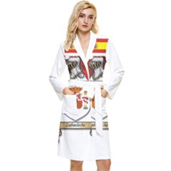 Long Sleeve Velvet Robe 