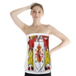 Zabaeleche Coat of Arm Strapless Top