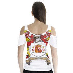 Butterfly Sleeve Cutout T-Shirt  