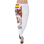 Zabaeleche Coat of Arm Velvet Leggings