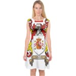 Zabaeleche Coat of Arm Capsleeve Midi Dress