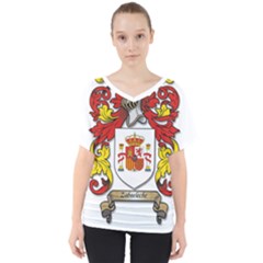 V-Neck Dolman Drape Top 
