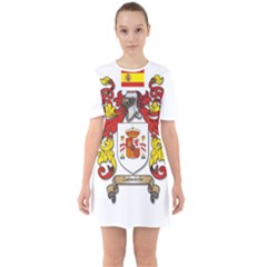 Sixties Short Sleeve Mini Dress 