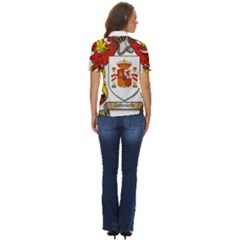 Women s Short Sleeve Double Pocket Shirt 