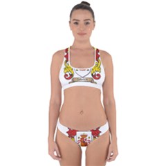 Zabaeleche Coat of Arm Cross Back Hipster Bikini Set from ArtsNow.com