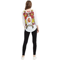 Chiffon Quarter Sleeve Blouse 