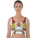 Zabaeleche Coat of Arm Velvet Crop Top