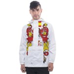 Zabaeleche Coat of Arm Men s Front Pocket Pullover Windbreaker