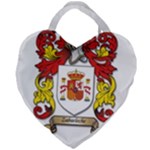 Zabaeleche Coat of Arm Giant Heart Shaped Tote