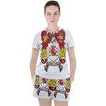 Zabaeleche Coat of Arm Women s Tee and Shorts Set