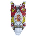 Zabaeleche Coat of Arm Kids  Cut-Out Back One Piece Swimsuit