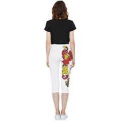 Inside Out Lightweight Velour Capri Leggings  