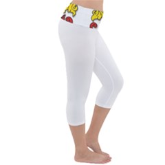 Lightweight Velour Capri Yoga Leggings 