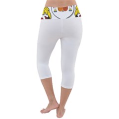 Lightweight Velour Capri Yoga Leggings 