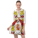 Zabaeleche Coat of Arm Mini Skater Shirt Dress