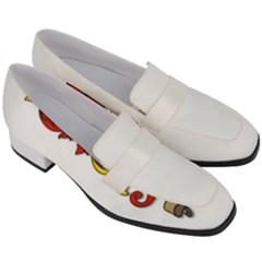 Women s Chunky Heel Loafers 