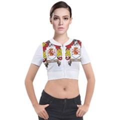 Short Sleeve Cropped Jacket 