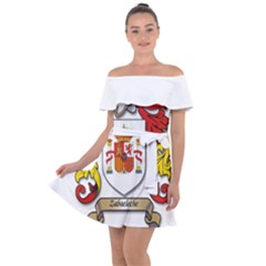 Off Shoulder Velour Dress 
