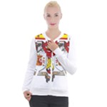 Zabaeleche Coat of Arm Casual Zip Up Jacket