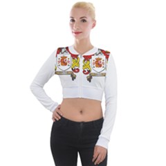 Long Sleeve Cropped Velvet Jacket 