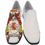 Zabaeleche Coat of Arm Women Slip On Heel Loafers