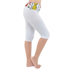 Lightweight Velour Cropped Yoga Leggings 