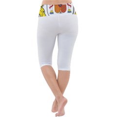 Lightweight Velour Cropped Yoga Leggings 