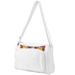 Zabaeleche Coat of Arm Front Pocket Crossbody Bag