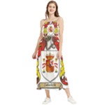Zabaeleche Coat of Arm Boho Sleeveless Summer Dress