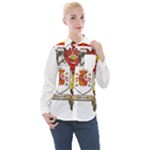 Zabaeleche Coat of Arm Women s Long Sleeve Pocket Shirt