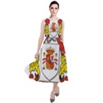 Zabaeleche Coat of Arm Round Neck Boho Dress