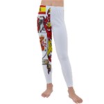 Zabaeleche Coat of Arm Kids  Lightweight Velour Leggings