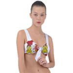 Zabaeleche Coat of Arm Front Tie Bikini Top