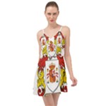 Zabaeleche Coat of Arm Summer Time Chiffon Dress