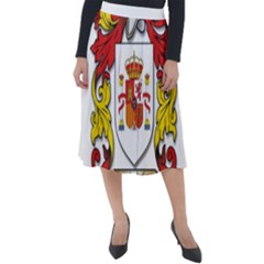 Classic Velour Midi Skirt  