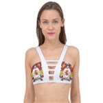 Zabaeleche Coat of Arm Cage Up Bikini Top