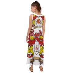 V-Neck Chiffon Maxi Dress 
