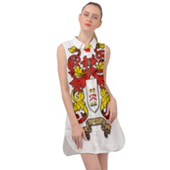 Sleeveless Shirt Dress 