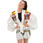 Zabaeleche Coat of Arm Long Sleeve Kimono