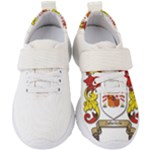 Zabaeleche Coat of Arm Kids  Velcro Strap Shoes