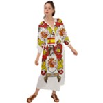 Zabaeleche Coat of Arm Grecian Style  Maxi Dress