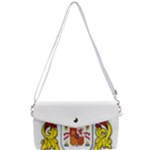 Zabaeleche Coat of Arm Removable Strap Clutch Bag