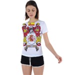 Zabaeleche Coat of Arm Back Circle Cutout Sports Tee