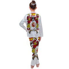 Kids  Satin Long Sleeve Pajamas Set 