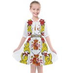 Zabaeleche Coat of Arm Kids  All Frills Chiffon Dress