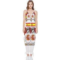 Sleeveless Tie Ankle Chiffon Jumpsuit 